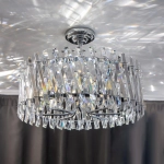 Citilux Ингвар CL334281 Люстра подвесная хрустальная Хром