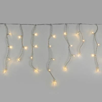 Гирлянда бахрома теплый белый 1,8*0,5м IP20 100-002 теплый белый