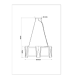 Подвесная люстра Arte Lamp GRATO A4079LM-6CC, 6хE14