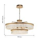 Подвесная люстра  Visconte  4304-10P. ТМ Favourite
