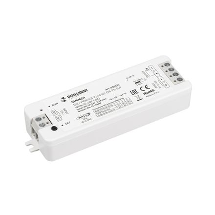 INTELLIGENT ARLIGHT Диммер DALI-PWM-101-72-1G-D2-DRI-PS-SUF White (12-48V, 1x8A) (IARL, IP20 Пластик, 5 лет)