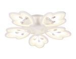 Потолочный светодиодный светильник с пультом и подсветкой FA510/5 WH белый 140W+28W D660*95 (ПДУ РАДИО 2.4)