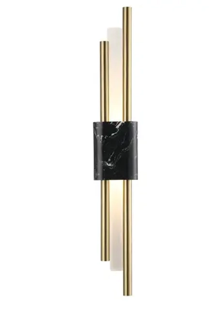 Бра Crystal Lux CARTA AP6W LED BLACK/BRASS 0342/401