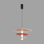 8296/11AL LEDIO LN26 365 черный/бежевый/бурый, металл/фетр/акрил Подвес LED 11W 3000K 220V FELTA