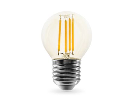 Лампа светодиодная Filament 451524 LED G45 15W E27 4000K 220-240V