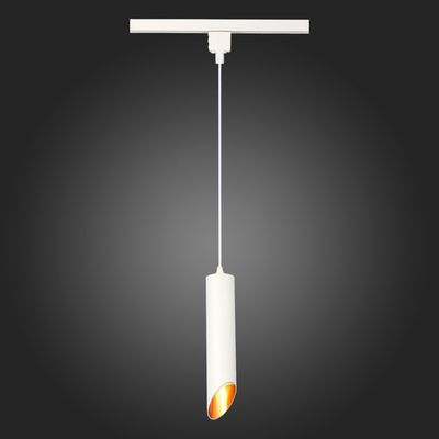 ST152.506.01 Светильник трековый Белый GU10 1*50W IP20 D60xH300 220V Без ламп