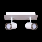 84281-9.5-002RT LED2*5W WT+SN светильник точечный поворотный Reluce, LEDх2