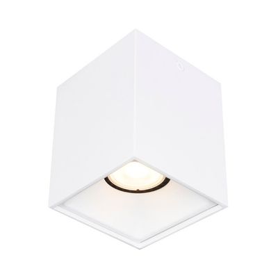 ST168.502.01 Светильник потолочный Белый GU10 1*50W IP20 L82,5xW82,5xH104 220V Без ламп