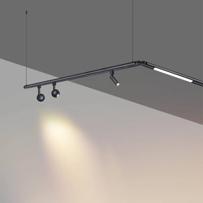 359362 KONST NT24 038 черный Светильник диммир. со сменой цв. температ. (управл. - пульт ДУ или прилож. Smart Life) IP20 LED 8W 48V 3000-6000К GLAT