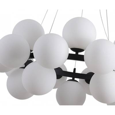 07508-20,19 Люстра Сида черный d86 h120 E14 20*10W