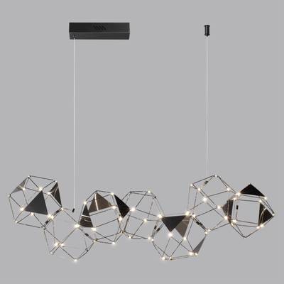 5087/32L L-VISION ODL25 505 черный хром/металл Люстра LED 32W 4000K 1900Лм TRELLIS