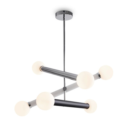 Подвесной светильник Cross FR5381PL-06CH, G9х6. TM Maytoni