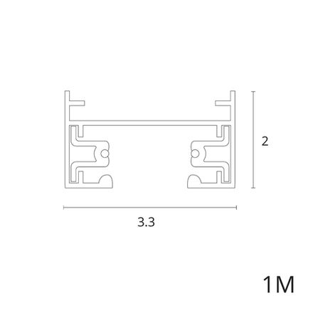 Шинопровод Arte Lamp TRACK ACCESSORIES A540133