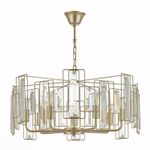 SLE103403-07 Люстра подвесная Шампань/Прозрачный E14 7*40W
