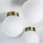 812011 Люстра GLOBO 1х40W E14 antique bronze/white Lightstar