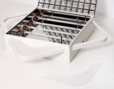 Потолочный светодиодный светильник с пультом FA124 WH белый 104W 510*510*110 (ПДУ РАДИО 2.4)