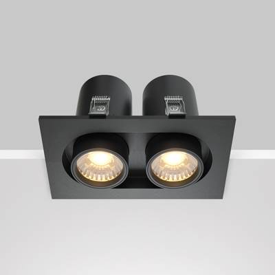 Встраиваемый светильник Hidden 3000K 2x10W 36°, DL045-02-10W3K-B. TM Maytoni