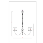 Подвесная люстра Arte Lamp ATTORE A4092LM-5CC, 5хE14