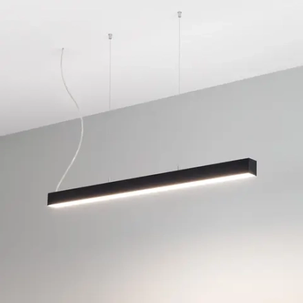 Профиль LINE-S-5050-3000 BLACK (Arlight, Алюминий)