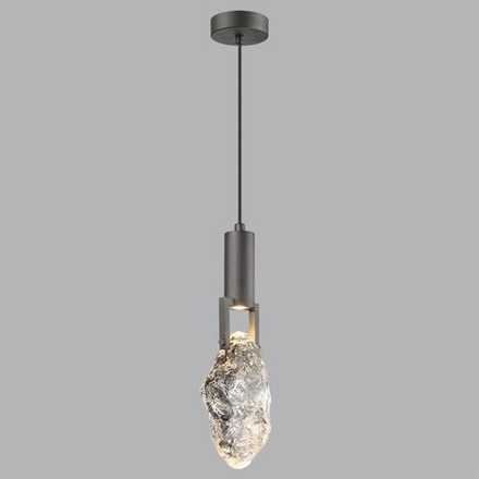 6695/5L MIDCENT ODL24 339 Подвесной светильник брашир. черный/металл/стекло IP20 LED 5W 200Лм 3000K LIA