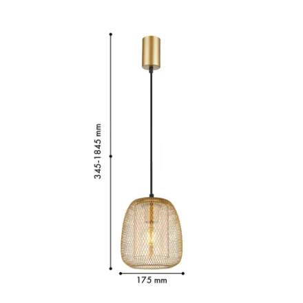 Подвес Galler 4348-1P, 1*E27*40W. ТМ F-Promo