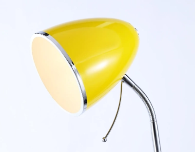 Светильник напольный с выключателем на проводе TR97688 YL желтый E27 max 40W D150*1540