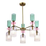 SL2000.202.05 Люстра потолочная ST-Luce Золотистый/Дымчатый E14 5*40W