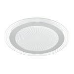 7739/80L MITRA LED SN Светильник металл/акрил/белый/серебряный/прозрачный LED 80Вт 3000-6000К D480 IP20 пульт ДУ PROMISE