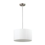 3745/2 MODERNI LN19 159 никель/белый, металл/текстиль Подвес E27 2*60W 220V NIKKI