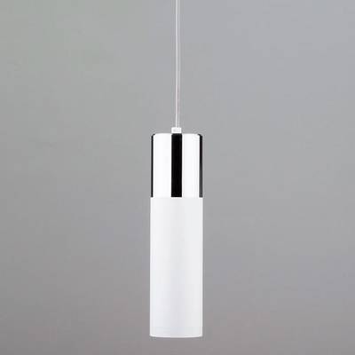 Подвесной светодиодный светильник в стиле лофт 50135/1 LED хром / белый