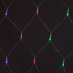 Новогодняя гирлянда сеть мульти 1,5*1,5м IP20 300-001 мульти, LED