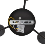 8349/6C COMFI LN26 232 черный/прозрачный, металл/стекло Светильник потолочный LED GX53 6*7W 220V NATALINA