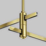 Крепление потолочное Long двойное 700мм Flarity латунь, TRA159C-D1-BS. TM Maytoni