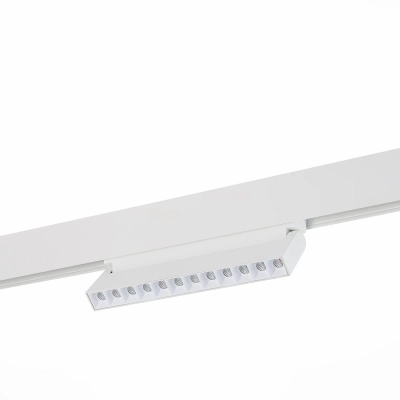 ST364.536.12 Магнитный трековый светильник белый LED 1*12W 3000K 1 009Lm Ra>80 36° IP20 L219xW22xH108 48V
