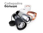 Корпус светильника накладной для насадок D70mm C1144 PPG золото розовое полированное D100*80*H100mm MR16 GU5.3