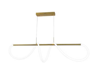 08041,20(3000K) Подвес диммируемый Далия бронза w135*20 h150 Led 72W (3000K) с пультом ДУ