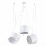 SLE120653-03 Светильник подвесной Белый/Белый E27 3*40W