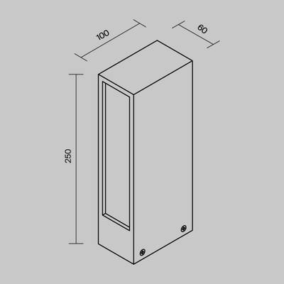 Ландшафтный светильник Hof 3000К 6Вт IP 65, O422FL-L6GF. TM Maytoni
