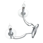 8034/2W CLASSI LN26 металл/стекло, хром/прозрачный Бра E14 2*40W 220V INCANTO