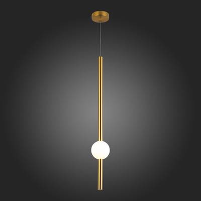 SL1222.233.01 Светильник подвесной ST-Luce Золотистый/Золотистый, Белый LED 1*18W 4000K