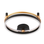Светильник потолочный Crystal Lux FERNANDO PL48W LED BLACK/GOLD 0621/148