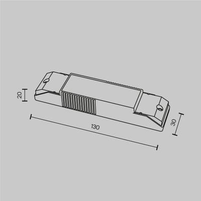 Источник питания Triac 5-12W IP20, PSL-TR40-150-300mA. TM Maytoni