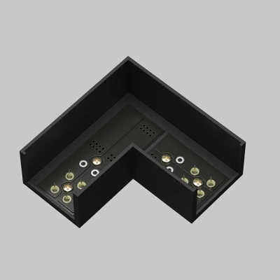 Коннектор питания угловой Elasity, TRA160CL-11B. TM Maytoni