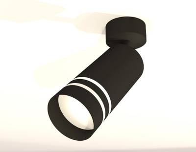 Комплект поворотного светильника XM6323015 SBK/FR черный песок/белый матовый MR16 GU5.3 (A2210, C6323, N6236)