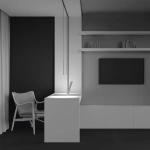 Трековый светильник Скольжение / Skim Levity 2700К 3Вт 36°, TR191-1-3W2.7K-M-BW. TM Maytoni