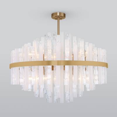 Потолочная люстра Умный дом 368/12 Smart латунь