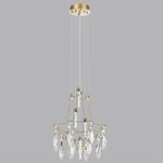 7000/35L CLASSIC ODL_EX25 83 Подвесной светильник металл/хрусталь/нерж сталь IP20 LED 35W 4000K 220-240V FLAMENCO
