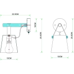 Бра Arte Lamp THOMAS A7032AP-1BK, 1хE27