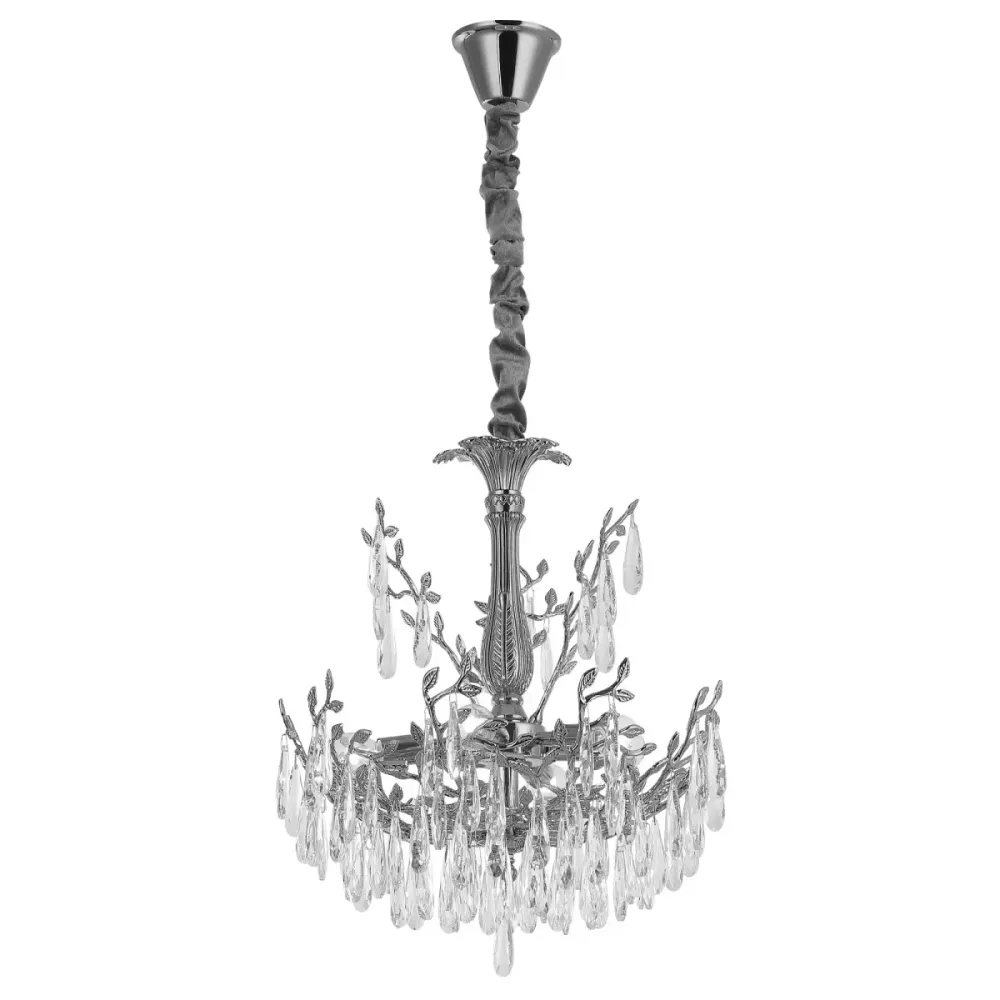 Citilux RITZ CL310061 Люстра хрустальная подвесная Хром Citilux RITZ CL310061 Люстра хрустальная подвесная Хром