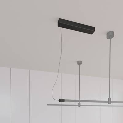 Потолочный короб ART-APRIORI-POWER-BOX-SIDE-L5000 (BK) (Arlight, IP20 Металл, 3 года)